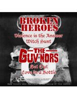 V/A Broken Heroes/Guvnors-split-7"EP,lim.380 Black Cover