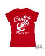 Contra Records - Anchor - Girl Shirt red