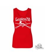 Legion 76 - Skull - Girl Tanktop Red