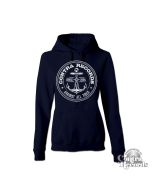 Contra Records - "Anchor new" - Girl Hoody dark navy blue