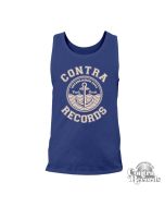 Contra Records "Anchor Punkrock" Men Tanktop navy blue-S (last size!)
