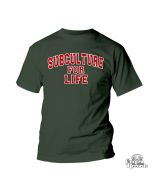 Subculture for Life " college letters" T-Shirt military green