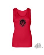 Contra Records "Black Panther" Girl Tanktop red