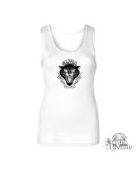 Contra Records "Black Panther" Girl Tanktop white