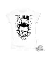 Braindance - "Skull" Girl Shirt white