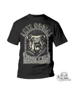 Contra Records - Antisocial Bulldog T-Shirt black