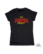 Contra Records - "dress up for..." Girl Shirt black