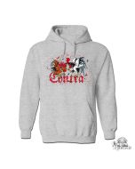 Contra Records - "Roosters" - hoody grey