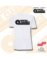 CONTRA CLASSICS - Girl Shirt white front/neck-print