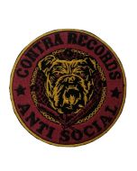 Contra Records "Antisocial Bulldog" - Patch