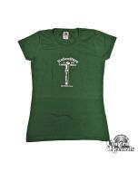 Subculture for Life "Worldwide-Crew " Crucified Girl Shirt green lim.10 pcs chest print edt.