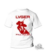 LVGER - "FVLL_VILLAIN" T-Shirt white