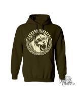Contra Records - "Lion" - Hoody dark brown