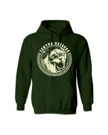 Contra Records - "Lion" - Hoody dark green