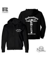 Subculture for Life "Worldwide-Crew " Crucified Zip Hooded Jacket black