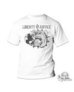 Liberty & Justice - Bulldog T-Shirt white