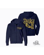 Contra Records - Good Noise - Zip Hooded Jacket dark navy blue