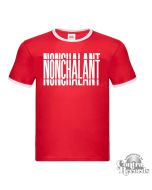 Nonchalant - Unisex Ringer T-Shirt red/white