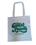 Cotton Bag - "it's the real thing" nature/green print