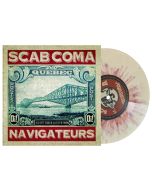 SCAB COMA - NAVIGATEURS - 7" EP, lim.200 red yellow splattered
