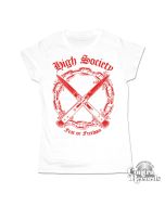 High Society - Fear or Freedom Girl Shirt white