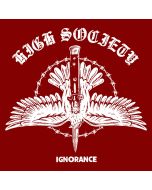 High Society - Ignorance 12"LP lim. 30 gold/black with red screen Printed cover