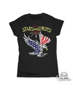Stars and Stripes - "eagle" Girl Shirt black-L (last size!)