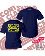 CONTRA CLASSICS - "stripes" Unisex T-Shirt navy blue