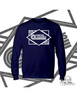 CONTRA CLASSICS - "stripes" - Crewneck Sweatshirt navy blue - XL (last size!)